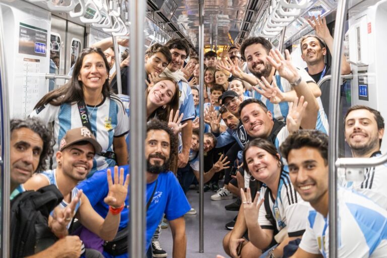 Estación de subte Línea D en Buenos Aires
