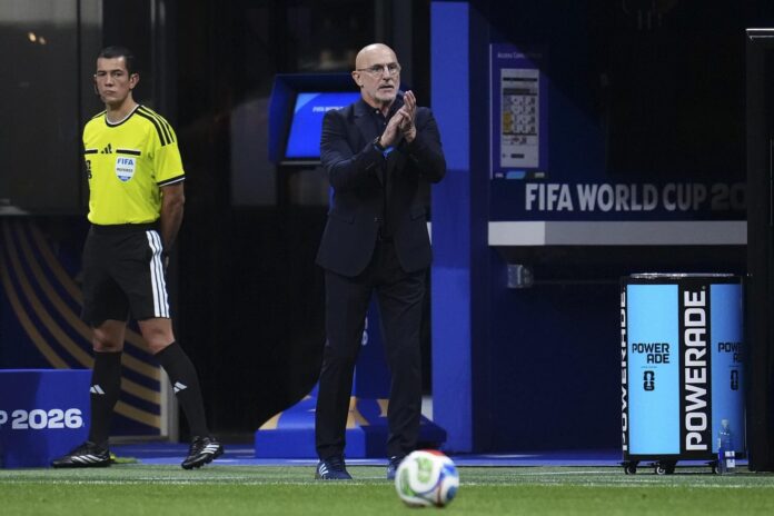 Luis de la Fuente en conferencia de prensa tras partido Uruguay vs España Mundial 2026