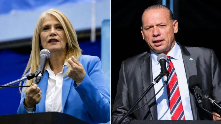 Sesión del Senado bonaerense con Verónica Magario y Sergio Berni