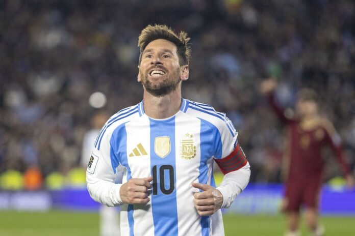 Carlos Indio Solari y Lionel Messi