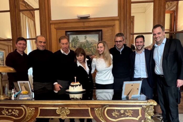Manuel Adorni en la Casa Rosada