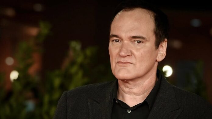 Quentin Tarantino en una entrevista