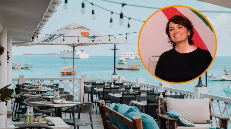 Silvia Abril en un evento gastronómico