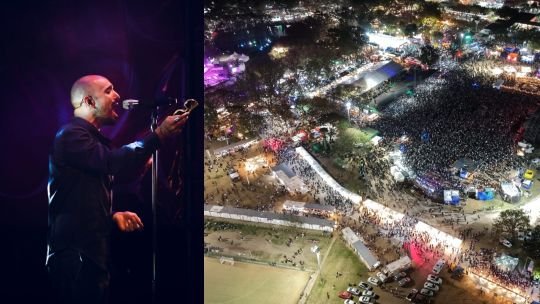 Abel Pintos en el escenario de la Bienal del Chaco 2026