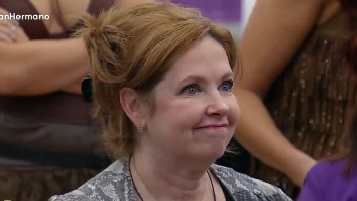 Andrea del Boca en el programa La noche de los ex