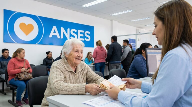 Logo de ANSES y calendario de pagos de julio de 2026