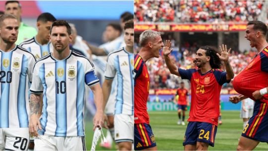 Escudo de la selección de España sobre fondo de estadio de fútbol