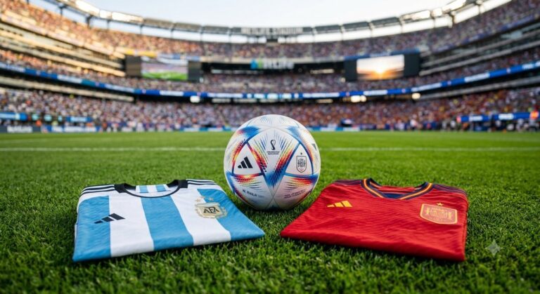 Estadio MetLife Stadium durante la final del Mundial 2026 entre Argentina y España