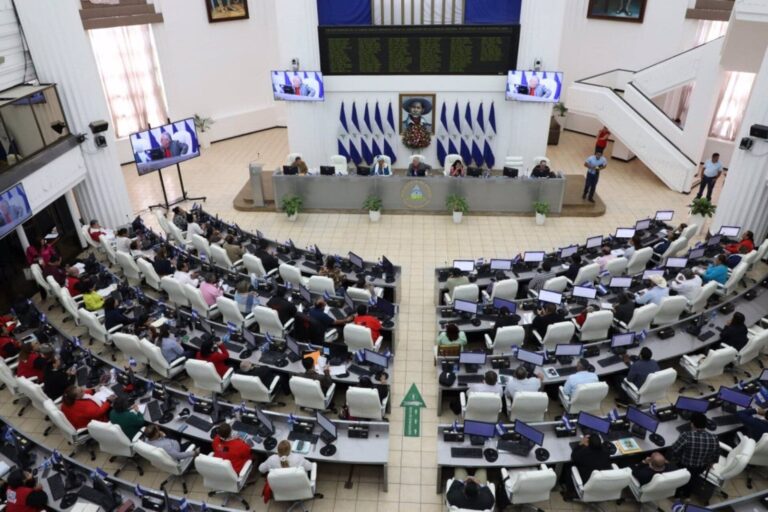 Sesión de la Asamblea Nacional de Nicaragua