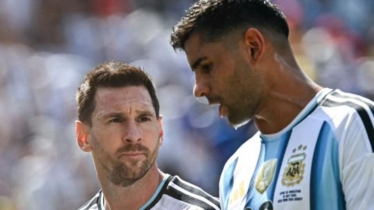 Cristian 'Cuti' Romero con la camiseta de la Selección Argentina durante el Mundial 2026
