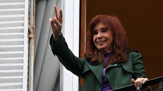 Cristina Fernández de Kirchner en conferencia de prensa