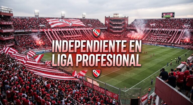 Partido de Independiente en la Liga Profesional