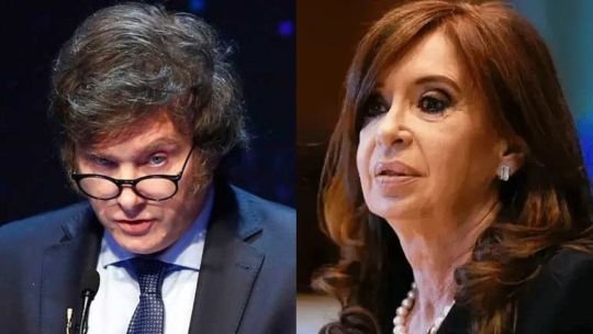 Gráfico de encuesta sobre rechazo a Milei y kirchnerismo en Argentina