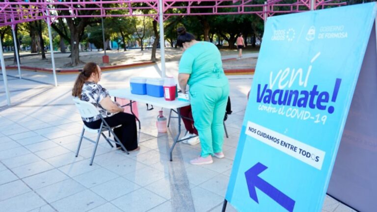 Vacunación infantil en Formosa