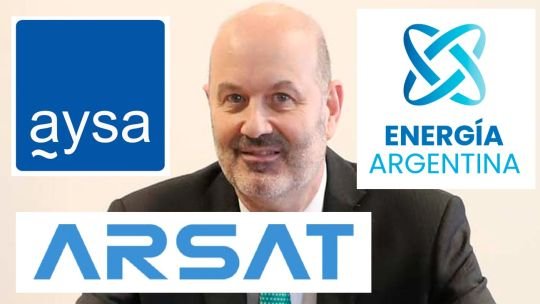 gobierno-aumenta-transferencias-aysa-enarsa-arsat-privatizacion Gráfico de transferencias del Tesoro a empresas públicas Aysa, Enarsa y Arsat