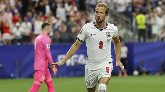 Harry Kane durante la semifinal del Mundial 2026