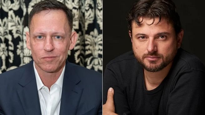 Juan Grabois y Peter Thiel en una reunión privada