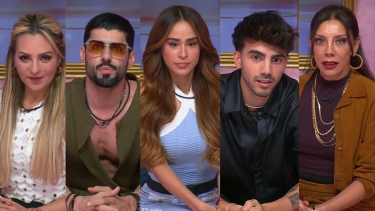 Participantes de La Casa de los Famosos México 2026 durante la gala de nominación
