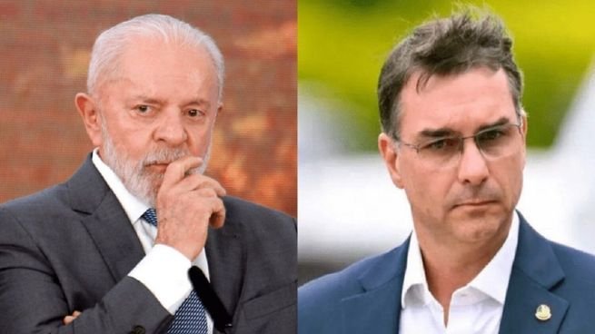 lula-da-silva-mantiene-su-ventaja-sobre-flavio-bolsonaro-de-cara-a-las-elecciones-en-brasil Luiz Inácio Lula da Silva y Flávio Bolsonaro en imagen de archivo