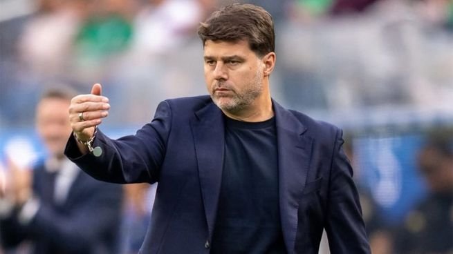 Mauricio Pochettino durante un partido de la Selección de Estados Unidos