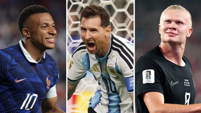 messi-lidera-tabla-goleadores-mundial-2026 Lionel Messi celebrando un gol en el Mundial 2026