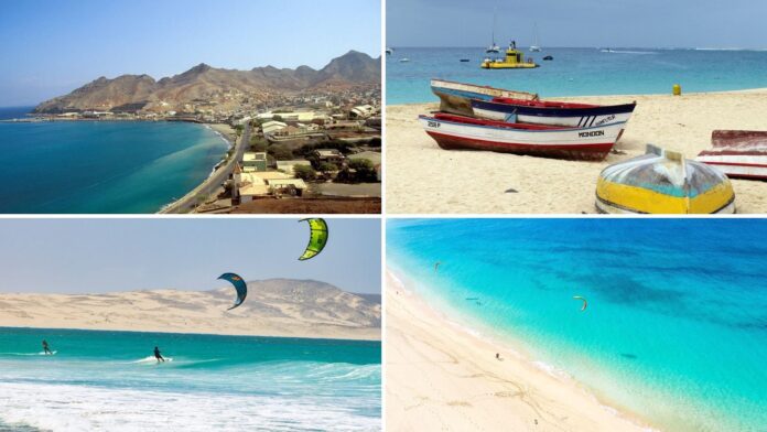 que-esconden-las-playas-de-cabo-verde-rival-argentina-mundial-2026 Playa de Cabo Verde con arena y mar turquesa