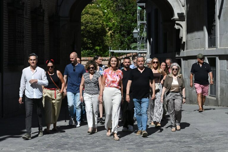 Reyes Maroto en un video difundido en redes sociales pidiendo avales para las primarias del PSOE en Madrid