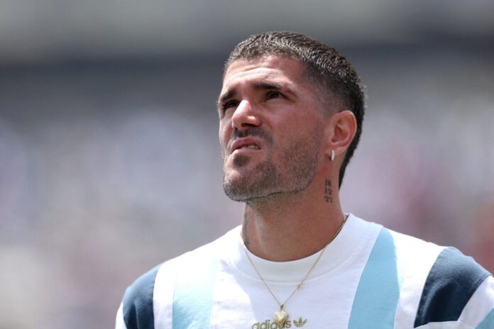 Rodrigo De Paul con la camiseta de la selección argentina