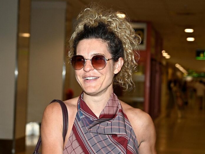 Sheila Casas en Madrid tras asistir a evento en Palma de Mallorca