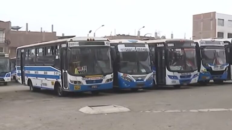Unidad de transporte Translima en Carabayllo