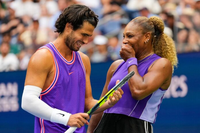 Carlos Alcaraz y Serena Williams en el dobles mixto del US Open