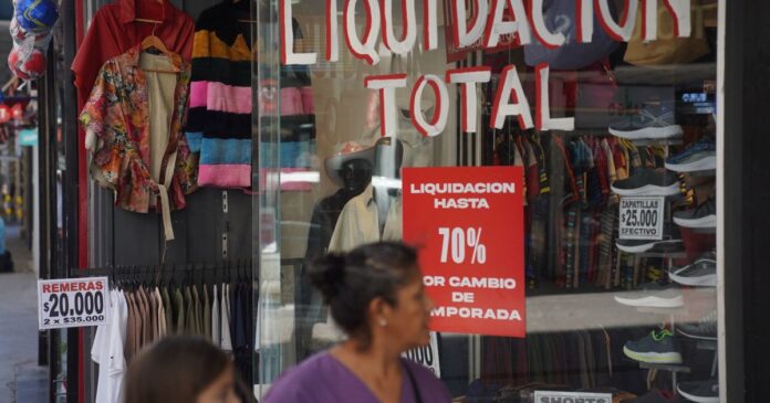 Gráfico de la evolución de la inflación en Argentina
