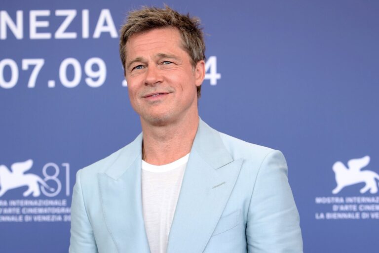 Brad Pitt en una entrevista
