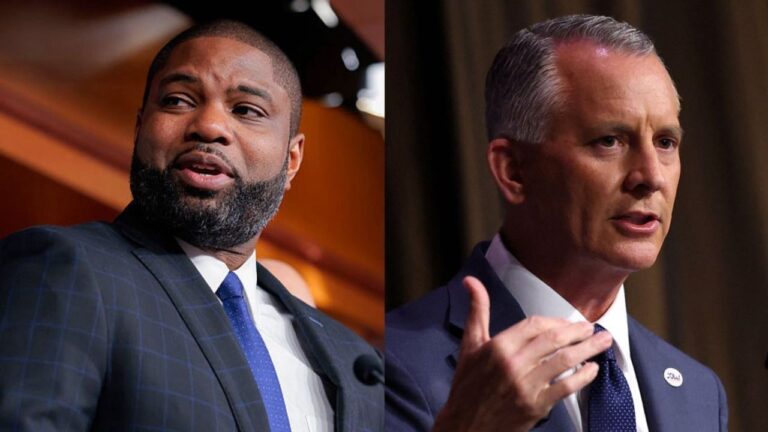 Byron Donalds y David Jolly en campaña electoral