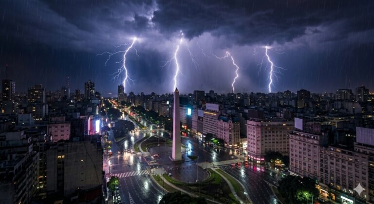 Lluvias en Buenos Aires
