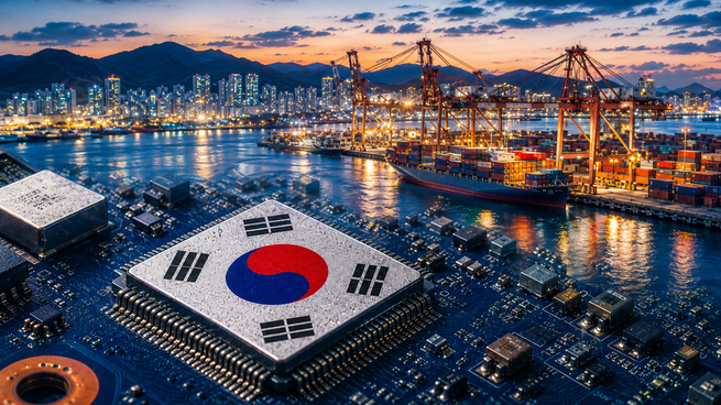 Fábrica de semiconductores en Corea del Sur