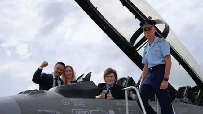 Cazas F-16 de la Fuerza Aérea Argentina