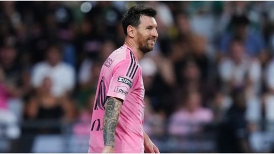 Lionel Messi durante un partido del Inter Miami