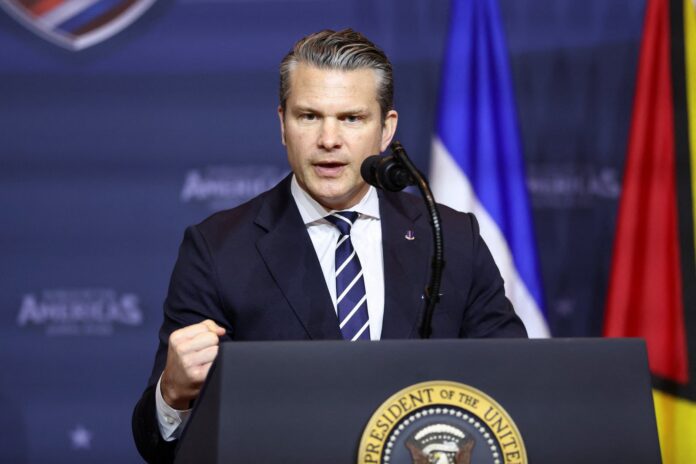 Pete Hegseth en la cumbre de la Coalición contra los Cárteles en Panamá