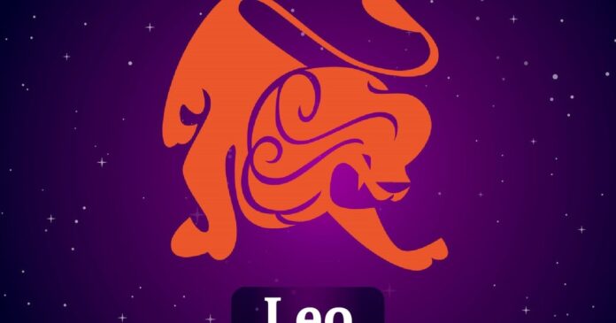Ilustración del signo zodiacal Leo