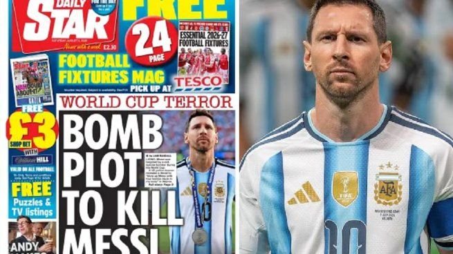 Lionel Messi durante un partido del Mundial 2026