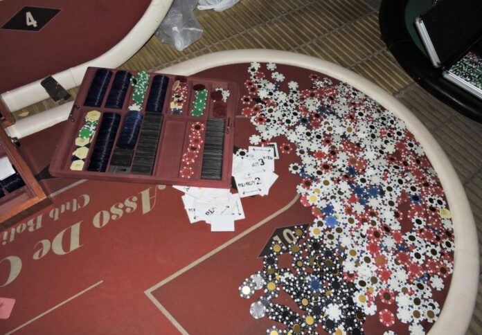Fachada de un casino de la provincia de Buenos Aires
