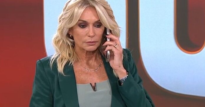 Yanina Latorre durante una emisión de SQP en América TV
