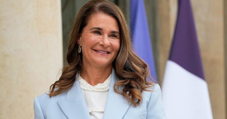 Melinda French Gates en un evento público