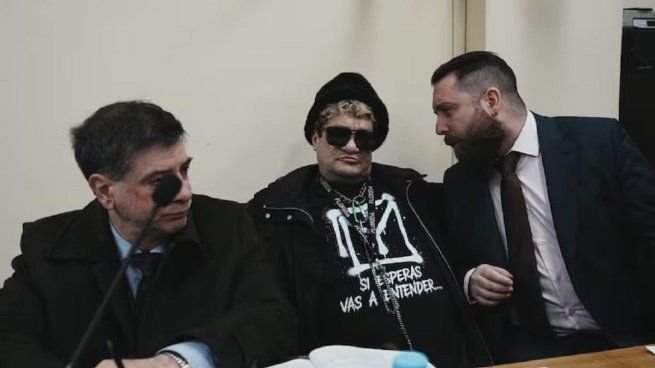 Cristian Pity Álvarez en una audiencia judicial