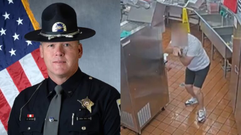 Policía estatal de Idaho en la escena del tiroteo en Twin Falls