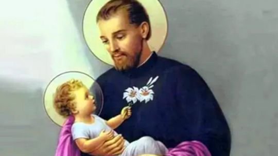 Imagen de San Cayetano sosteniendo una espiga de trigo