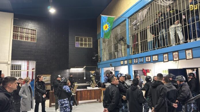 Celda incendiada en la Unidad Penal 31 de Florencio Varela