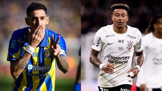 Partido entre Rosario Central y Corinthians en el estadio Gigante de Arroyito