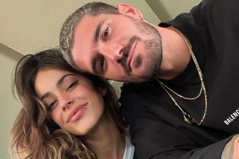 Tini Stoessel y Rodrigo De Paul en un evento público